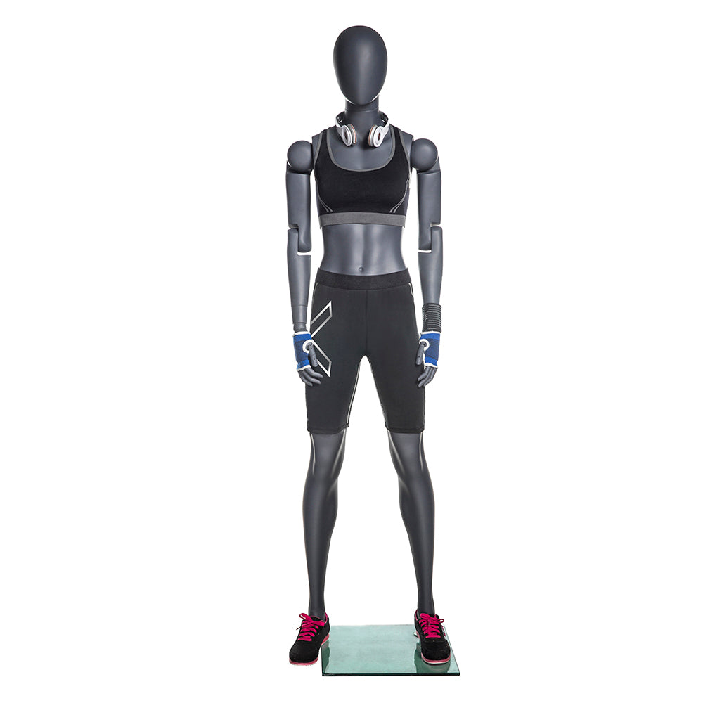 Posable Athletic Mannequin - Female (TMK-MZ-NI-FFXG)