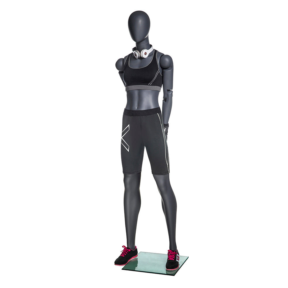 Posable Athletic Mannequin - Female (TMK-MZ-NI-FFXG)