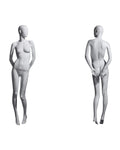 Female White Standing Egghead Mannequin (TMK-MZ-OZIW2)