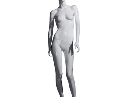 Female White Standing Egghead Mannequin (TMK-MZ-OZIW4)
