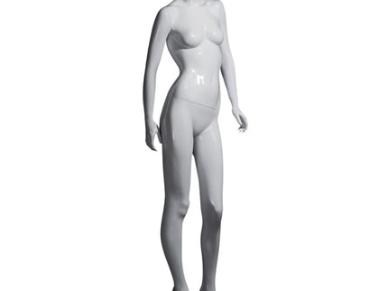 Female White Standing Egghead Mannequin (TMK-MZ-OZIW4)