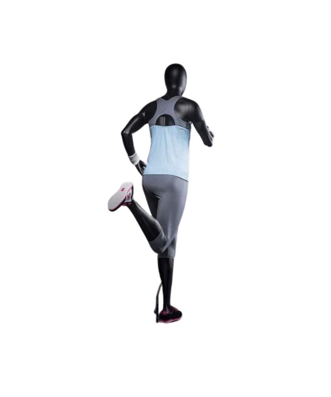 Athletic Black Female Running Mannequin (TMK-MZ-PB4BK2)