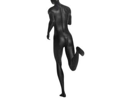 Athletic Black Female Running Mannequin (TMK-MZ-PB4BK2)