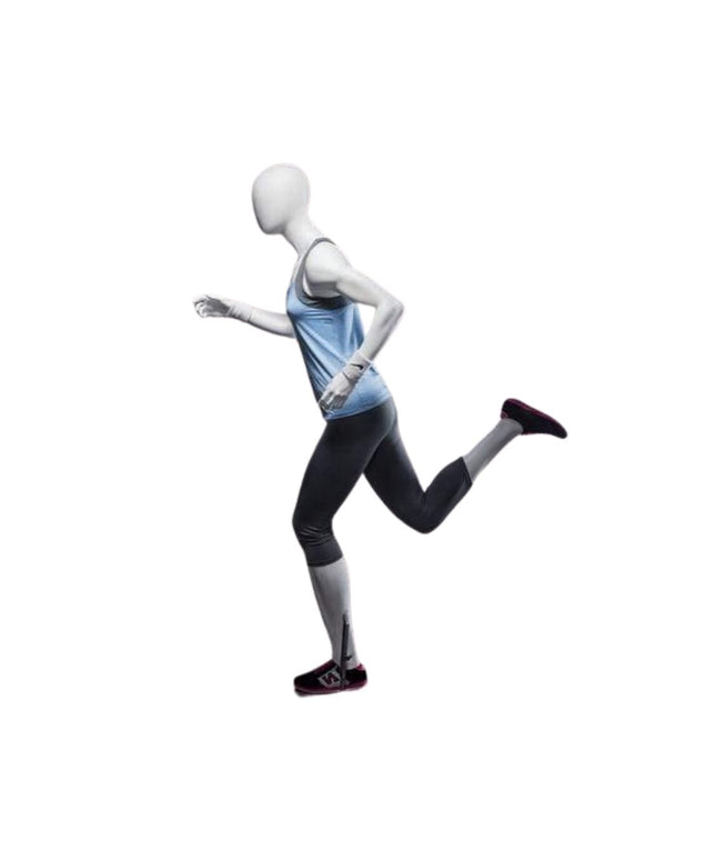 Athletic White Female Running Mannequin  (TMK-MZ-PB4W2)
