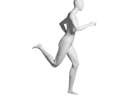 Athletic White Female Running Mannequin  (TMK-MZ-PB4W2)