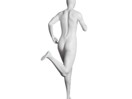 Athletic White Female Running Mannequin  (TMK-MZ-PB4W2)