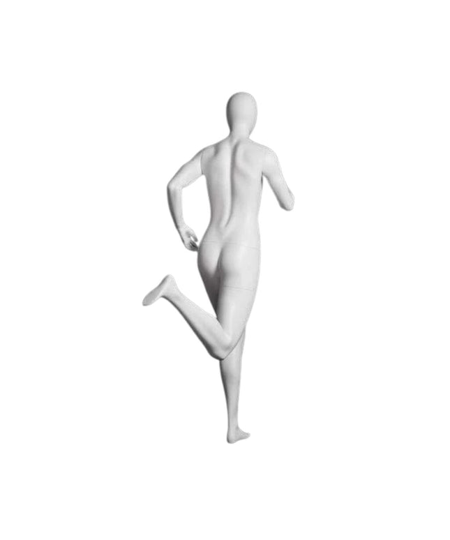 Athletic White Female Running Mannequin  (TMK-MZ-PB4W2)