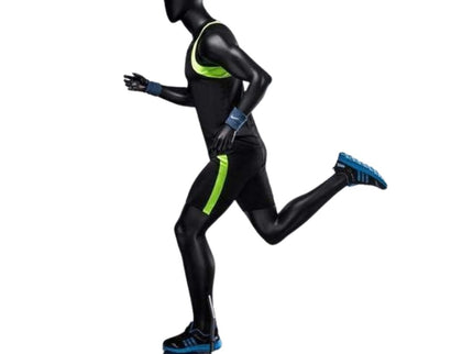 Athletic Black Male Running Mannequin (TMK-MZ-PB5BK2)