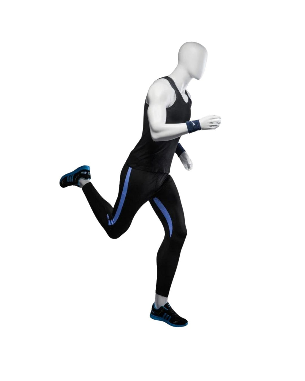 Athletic White Male Running Mannequin (TMK-MZ-PB5W2)