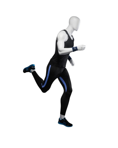Athletic White Male Running Mannequin (TMK-MZ-PB5W2)