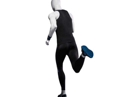 Athletic White Male Running Mannequin (TMK-MZ-PB5W2)
