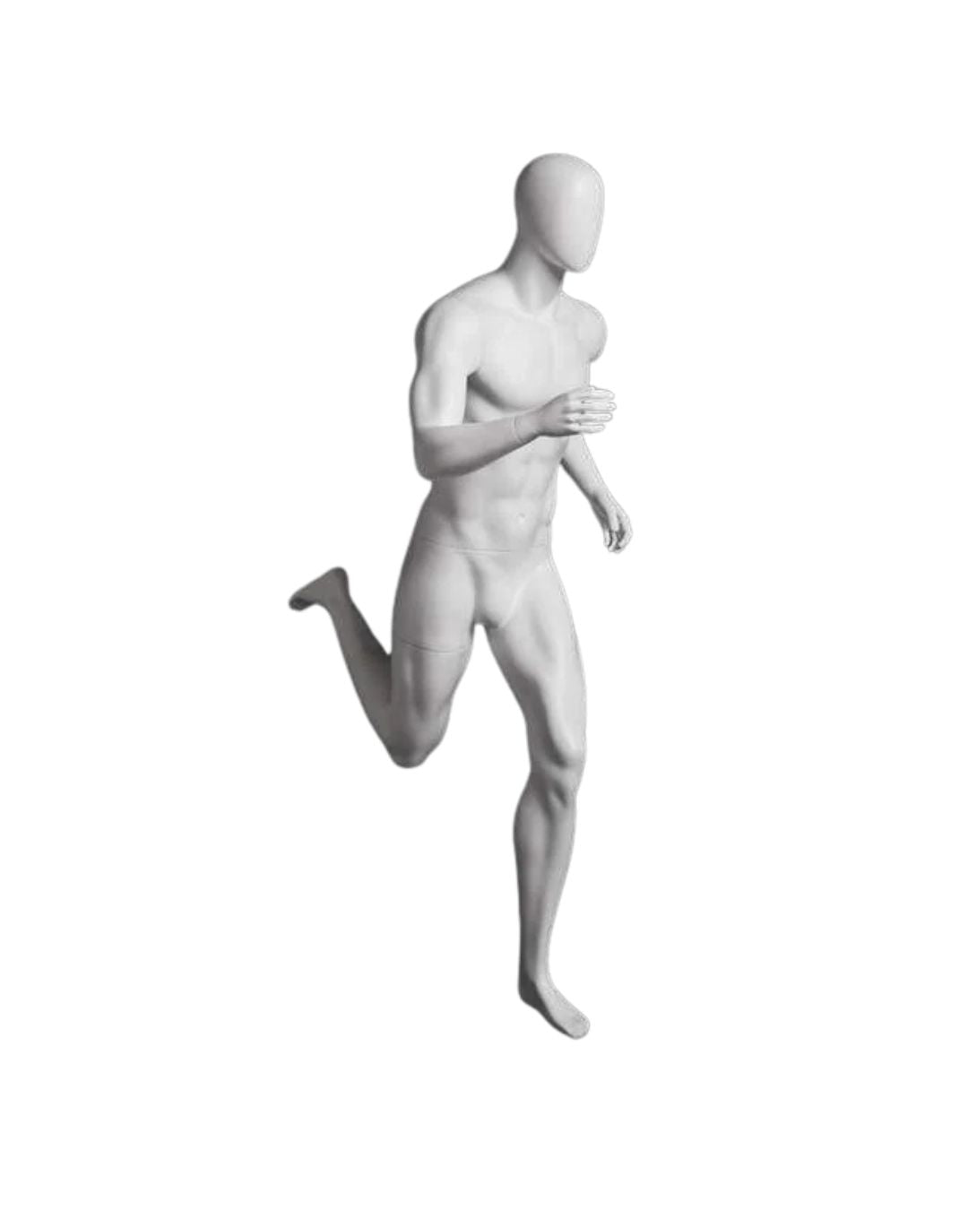 Athletic White Male Running Mannequin (TMK-MZ-PB5W2)