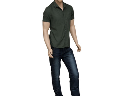 Male Realistic with Molded Hair Mannequin (TMK-MZ-WEN2)