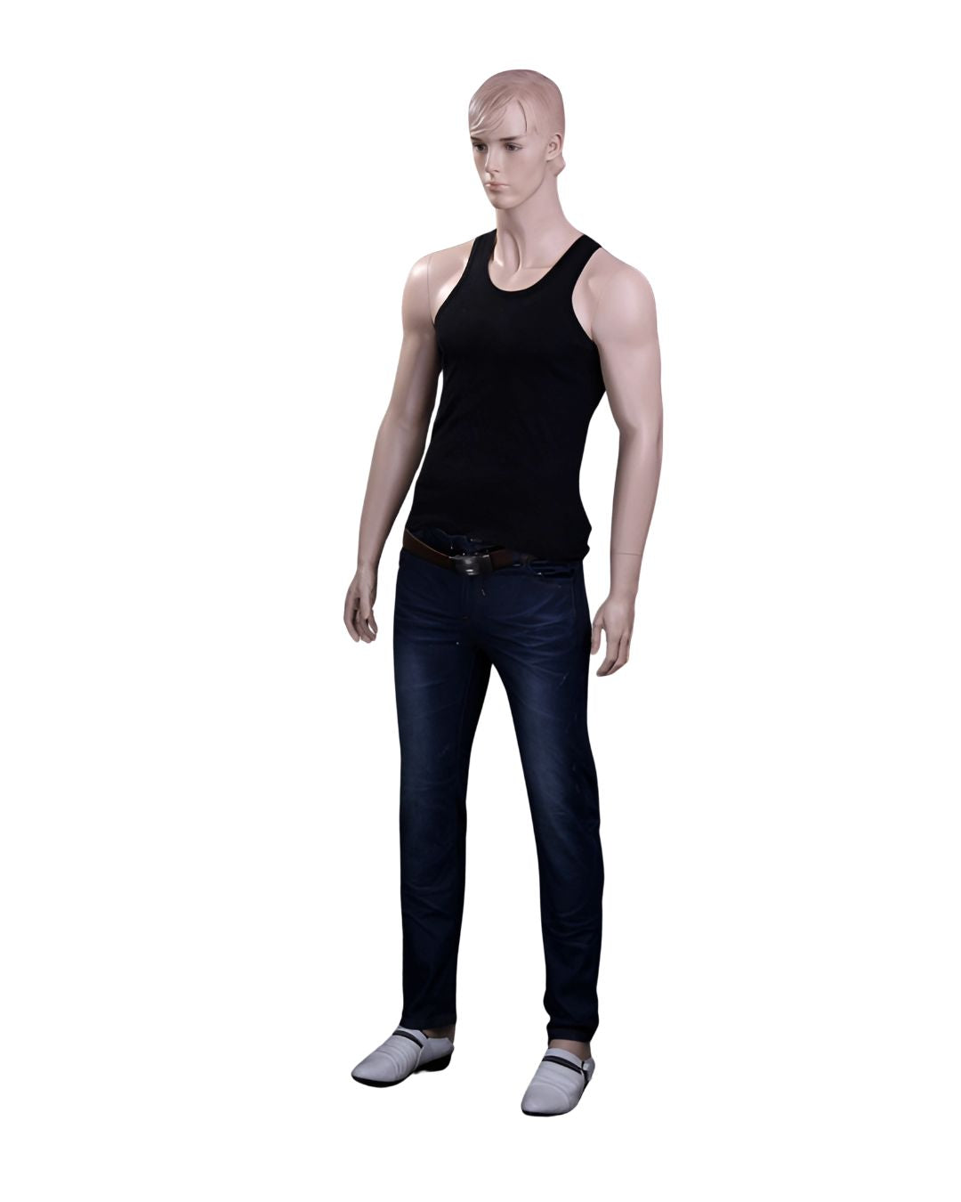 Male Realistic with Molded Hair Mannequin (TMK-MZ-WEN7)