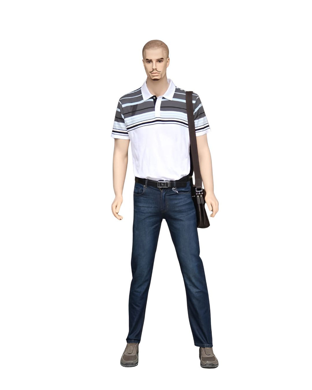 Male Realistic with Molded Hair Mannequin (TMK-MZ-WEN8)