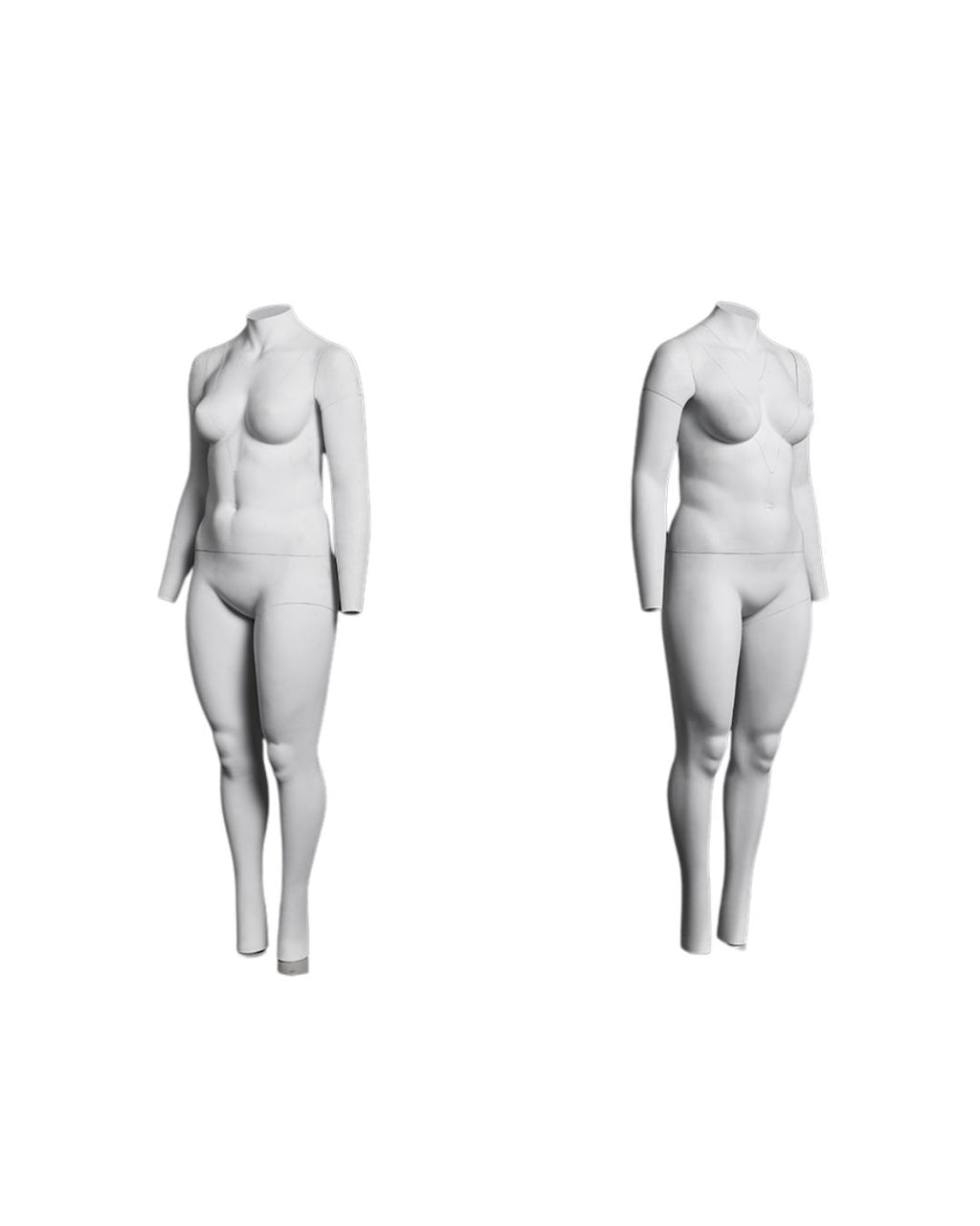 Plus Size Female Invisible Ghost Mannequin Full Body for Photography (TMK-MZGH10)