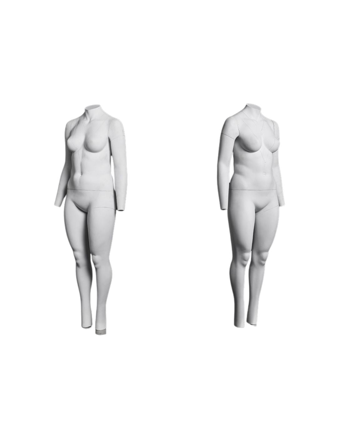 Plus Size Female Invisible Ghost Mannequin Full Body for Photography (TMK-MZGH10)