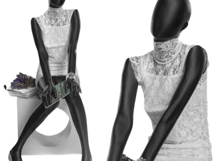 Black Abstract Female Mannequin (TMK-OZIB1)