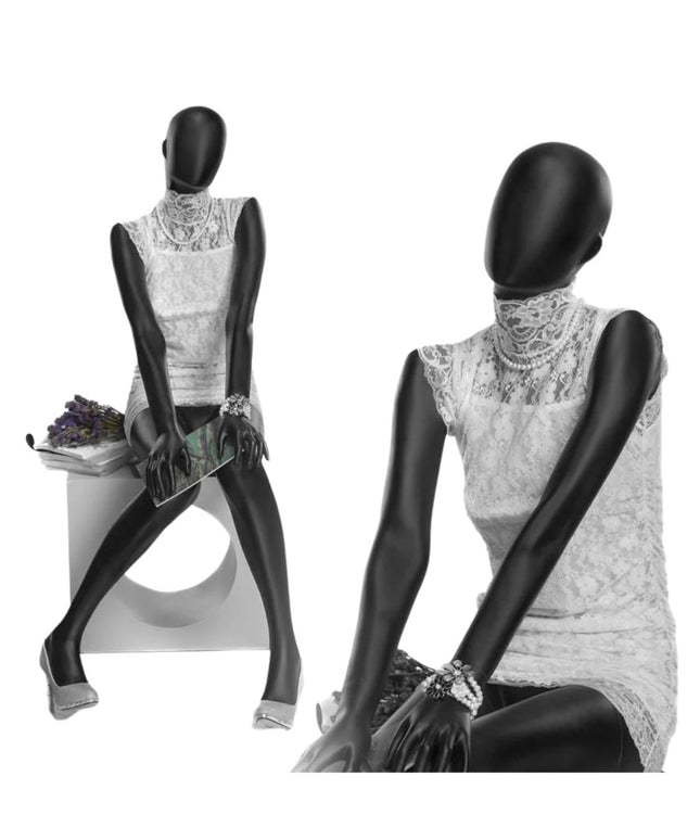 Black Abstract Female Mannequin (TMK-OZIB1)
