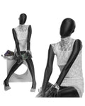 Black Abstract Female Mannequin (TMK-OZIB1)