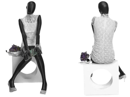 Black Abstract Female Mannequin (TMK-OZIB1)