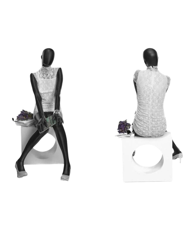 Black Abstract Female Mannequin (TMK-OZIB1)
