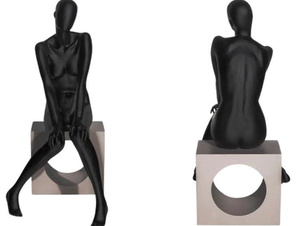 Black Abstract Female Mannequin (TMK-OZIB1)