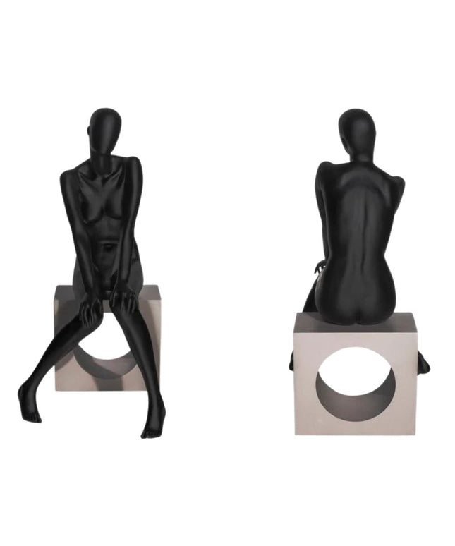 Black Abstract Female Mannequin (TMK-OZIB1)