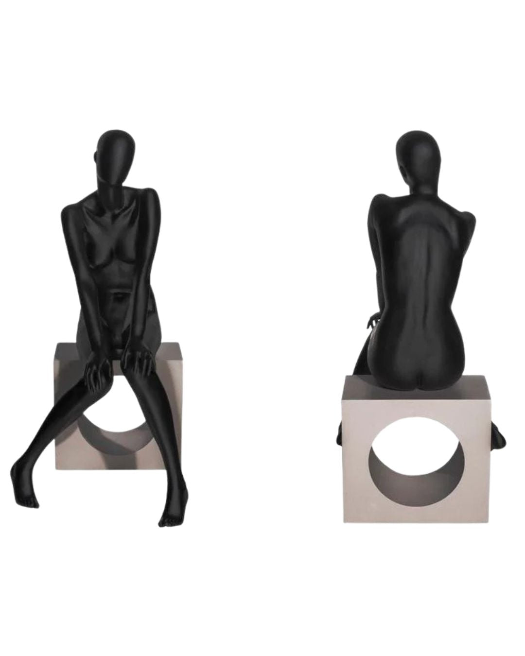 Black Abstract Female Mannequin (TMK-OZIB1)