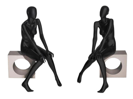 Black Abstract Female Mannequin (TMK-OZIB1)