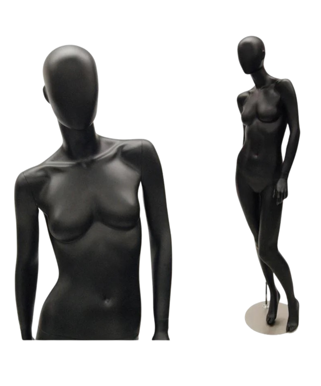 Black Female Abstract Mannequin (TMK-OZIB4)
