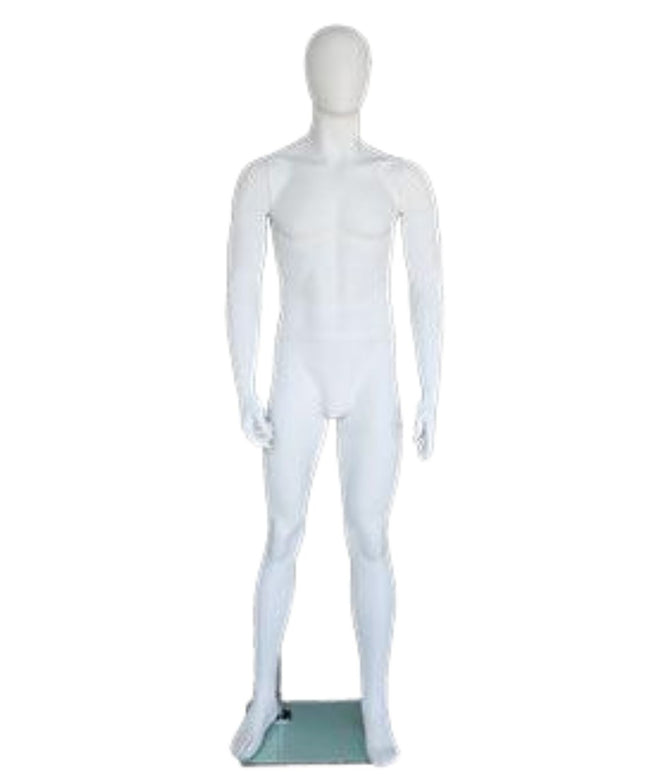Male Egghead Mannequin (TMK-SFM25E-WT)