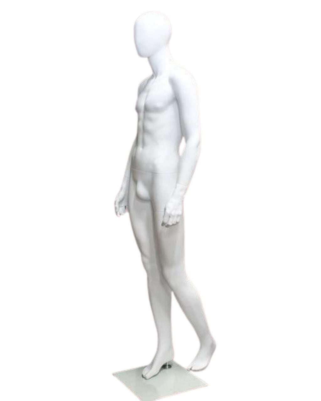 Male Egghead Mannequin TMK-SFM43E-WT