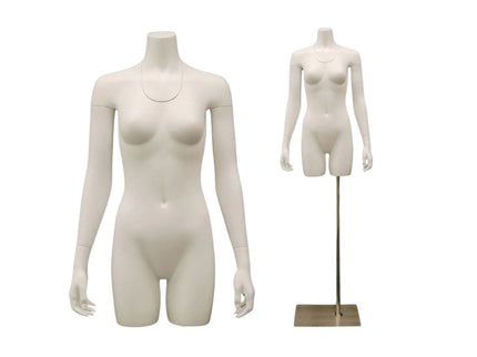 Female Torso Mannequin for Invisible Effect w/ Base (TMK-TFW-IV)