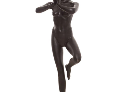 Black Female Yoga Mannequin (TMK-YOGA02BK)