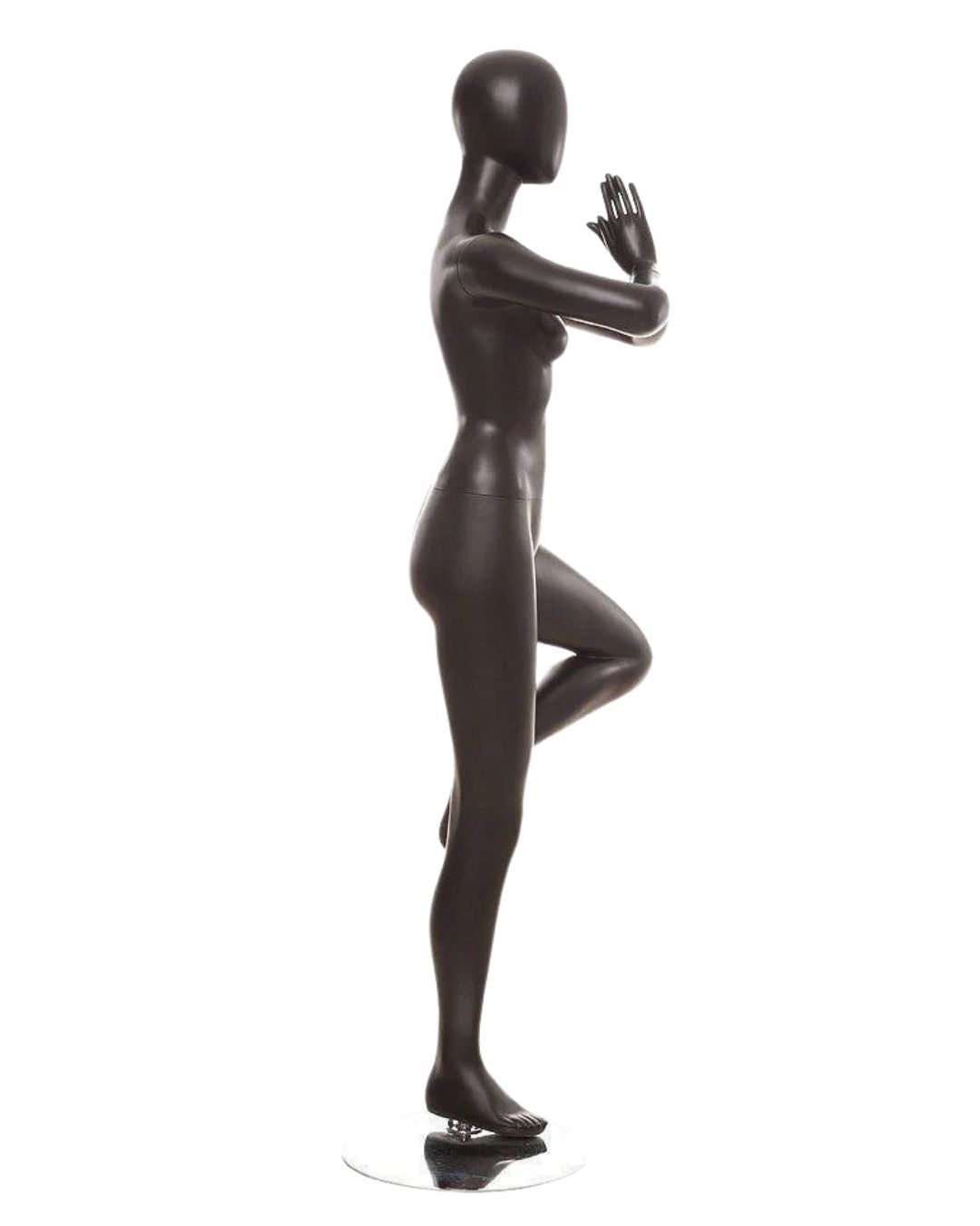 Black Female Yoga Mannequin (TMK-YOGA02BK)
