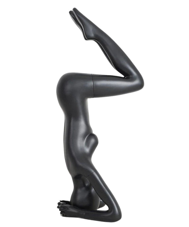 Black Female Yoga Mannequin (TMK-YOGA03BK)