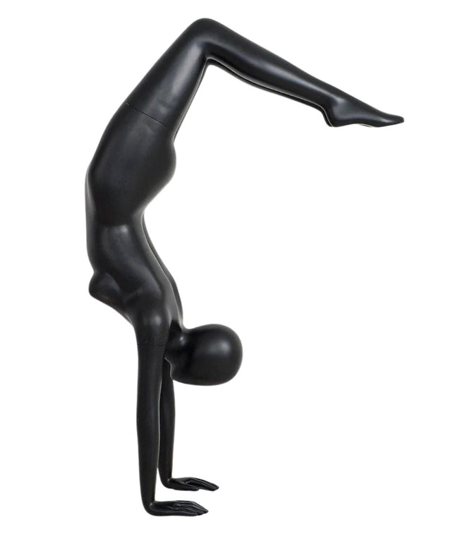 Black Female Yoga Mannequin (TMK-YOGA04BK)