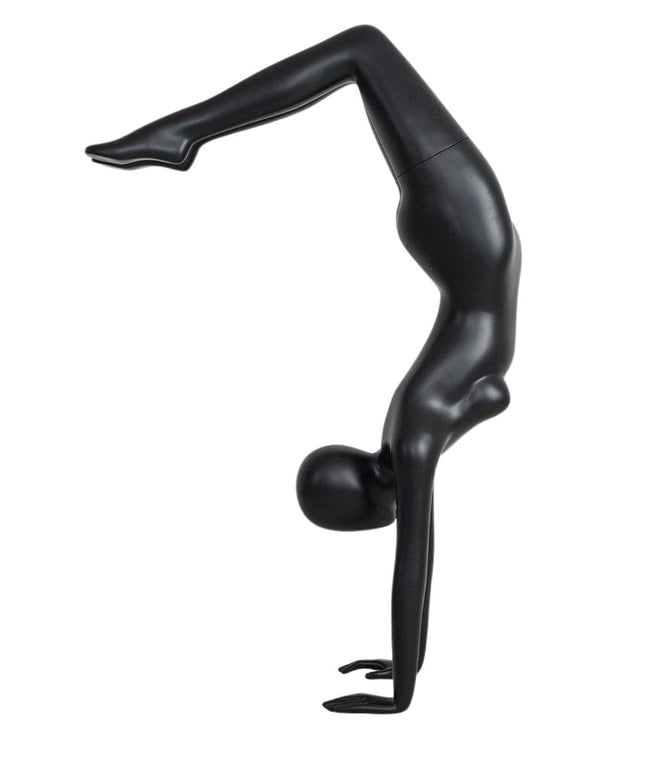Black Female Yoga Mannequin (TMK-YOGA04BK)