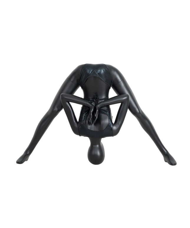 Black Female Yoga Mannequin (TMK-YOGA06BK)