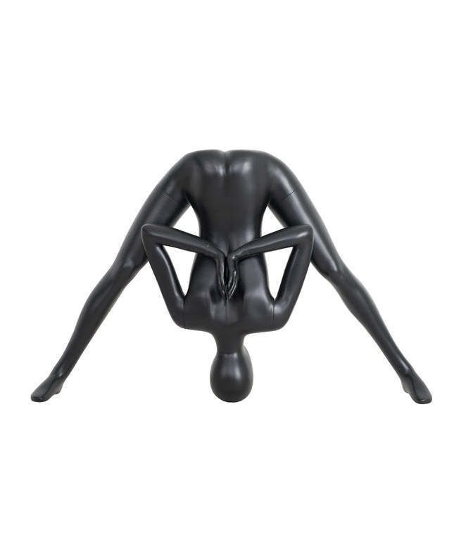 Black Female Yoga Mannequin (TMK-YOGA06BK)