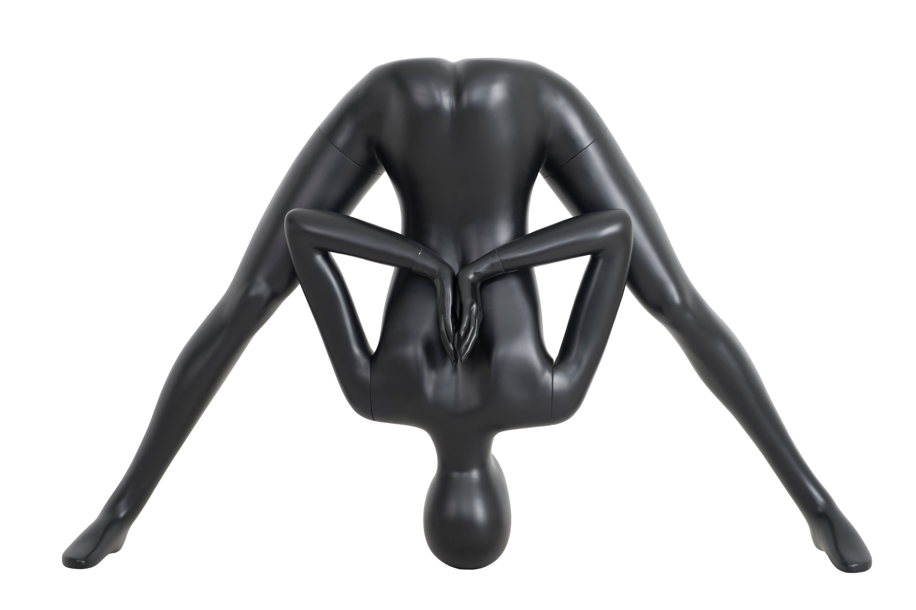 Black Female Yoga Mannequin (TMK-YOGA06BK)