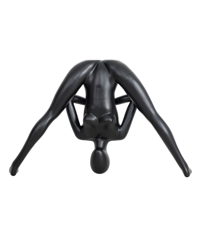 Black Female Yoga Mannequin (TMK-YOGA06BK)
