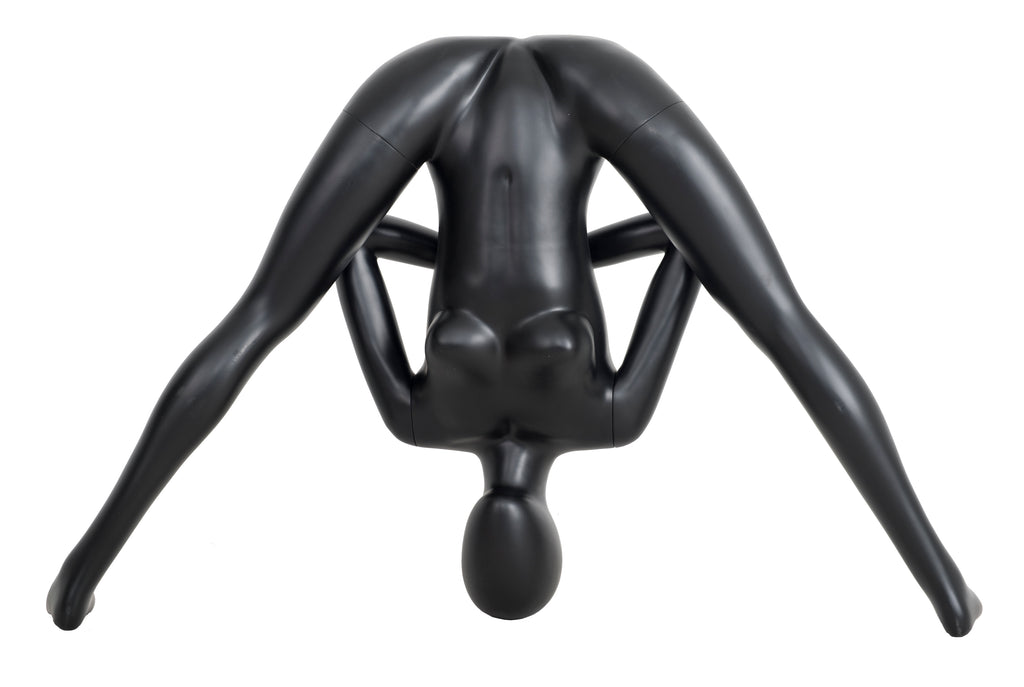 Black Female Yoga Mannequin (TMK-YOGA06BK)