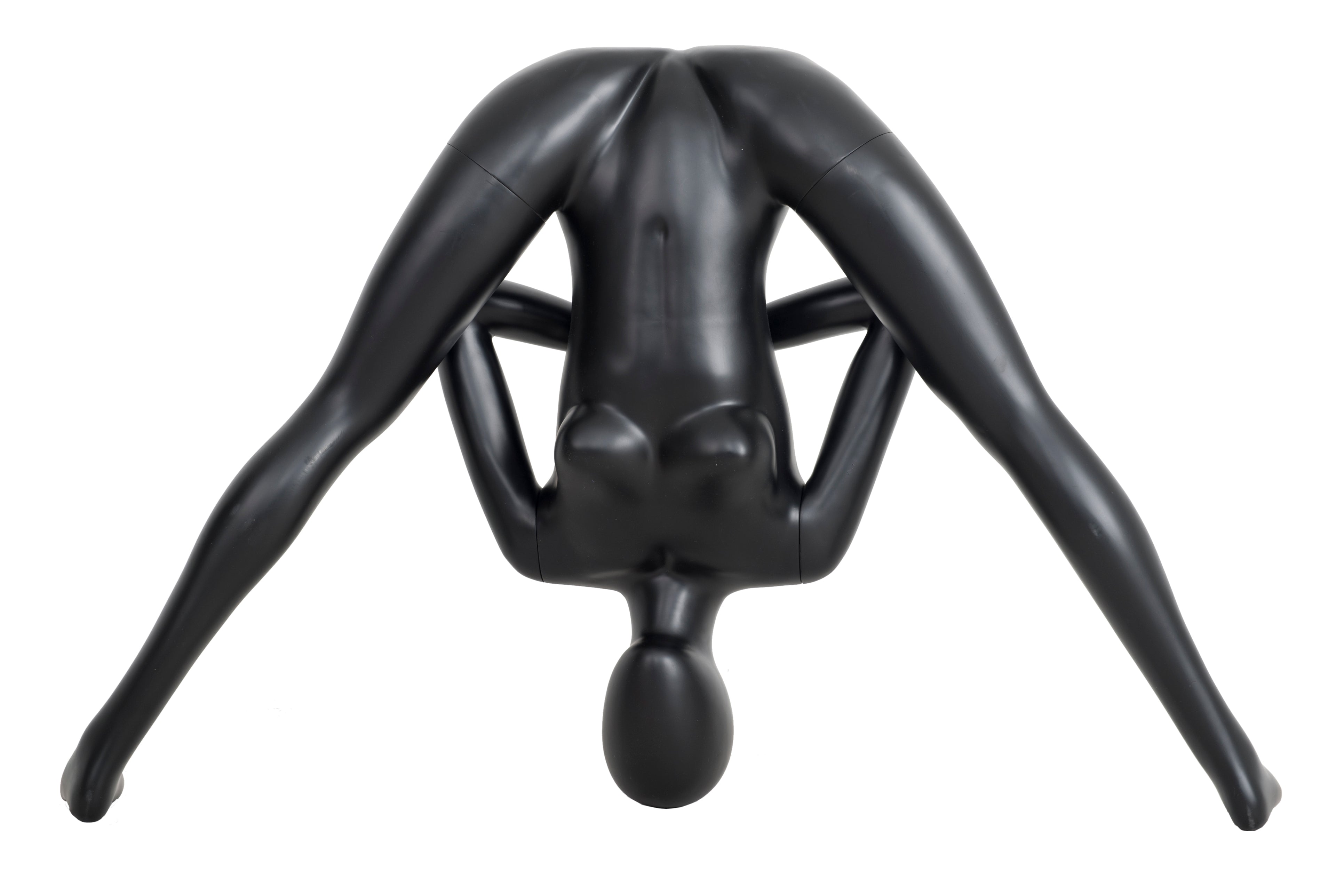 Black Female Yoga Mannequin (TMK-YOGA06BK)