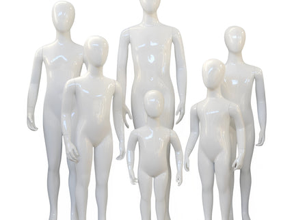 Child Glossy Egghead Mannequin (TMK-MD-CWYEG)