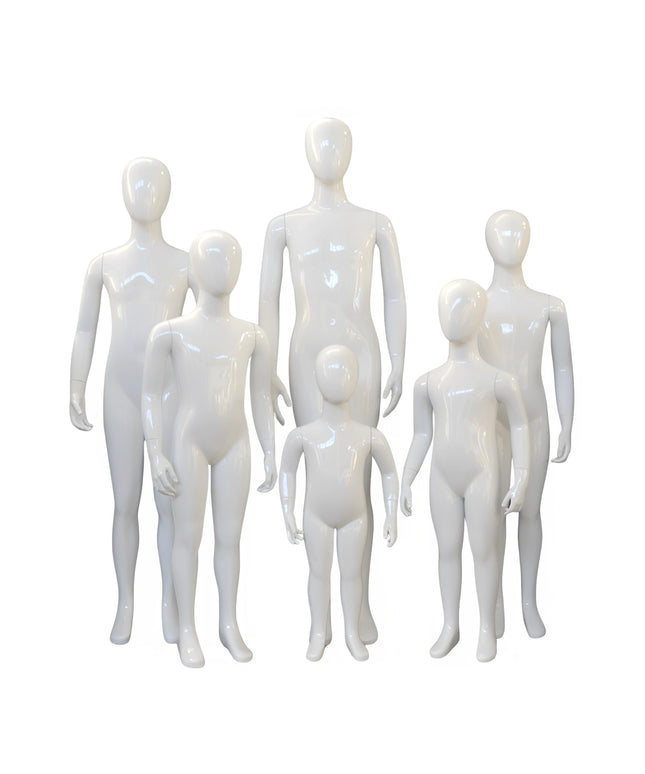 Child Glossy Egghead Mannequin (TMK-MD-CWYEG)