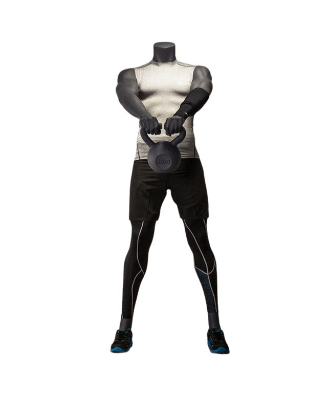 Male Athletic Kettlebell Weight Lifting Mannequin (TMK-MZ-HL-01)