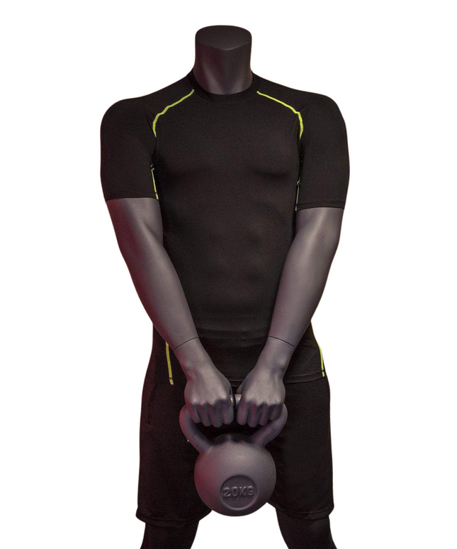Male Athletic Kettlebell Weight Lifting Mannequin (TMK-MZ-HL-01)
