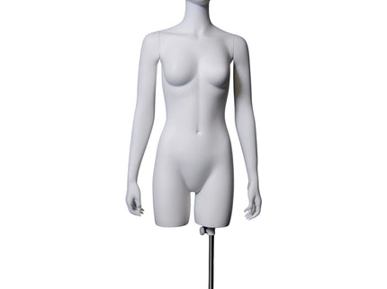 Female Egghead Mannequin Torso With Base (TMK-MD-TFWEG)